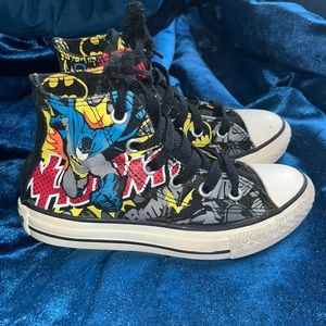 Batman converse -gently use s in good condition size 11